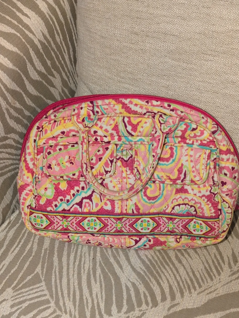 Quilted Pink Lola Vera Bradley Bag Retired Pattern